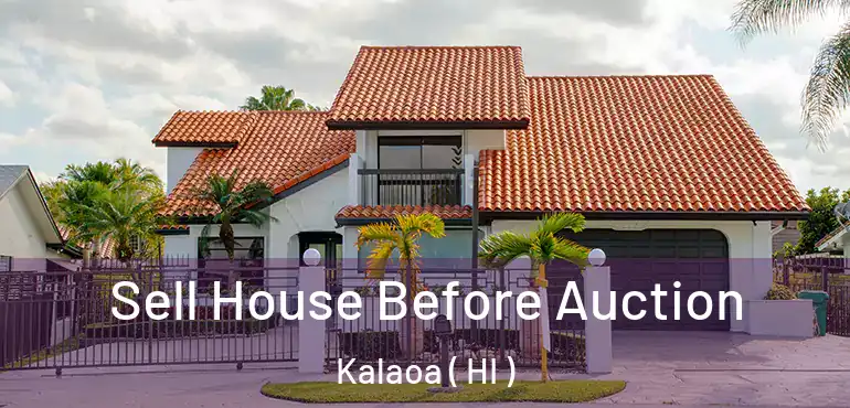  Sell House Before Auction Kalaoa ( HI )