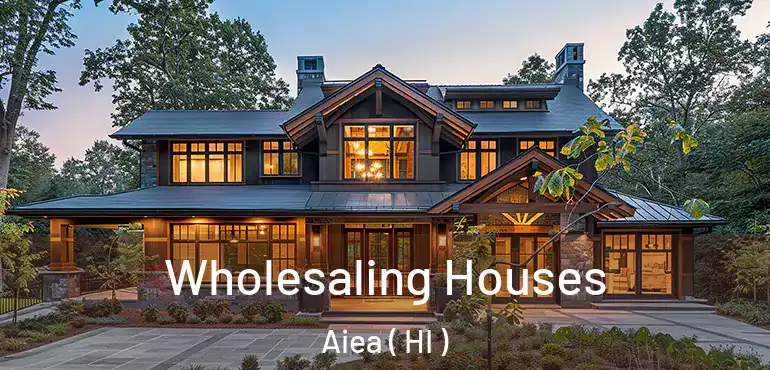  Wholesaling Houses Aiea ( HI )