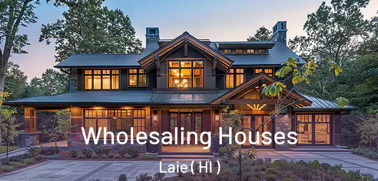  Wholesaling Houses Laie ( HI )