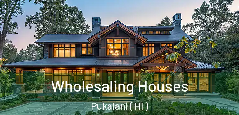  Wholesaling Houses Pukalani ( HI )
