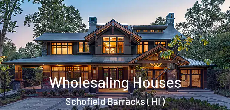  Wholesaling Houses Schofield Barracks ( HI )