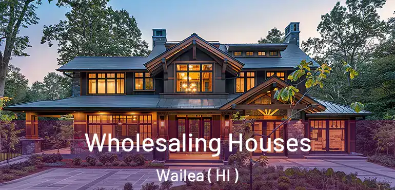  Wholesaling Houses Wailea ( HI )