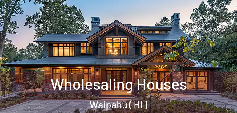  Wholesaling Houses Waipahu ( HI )